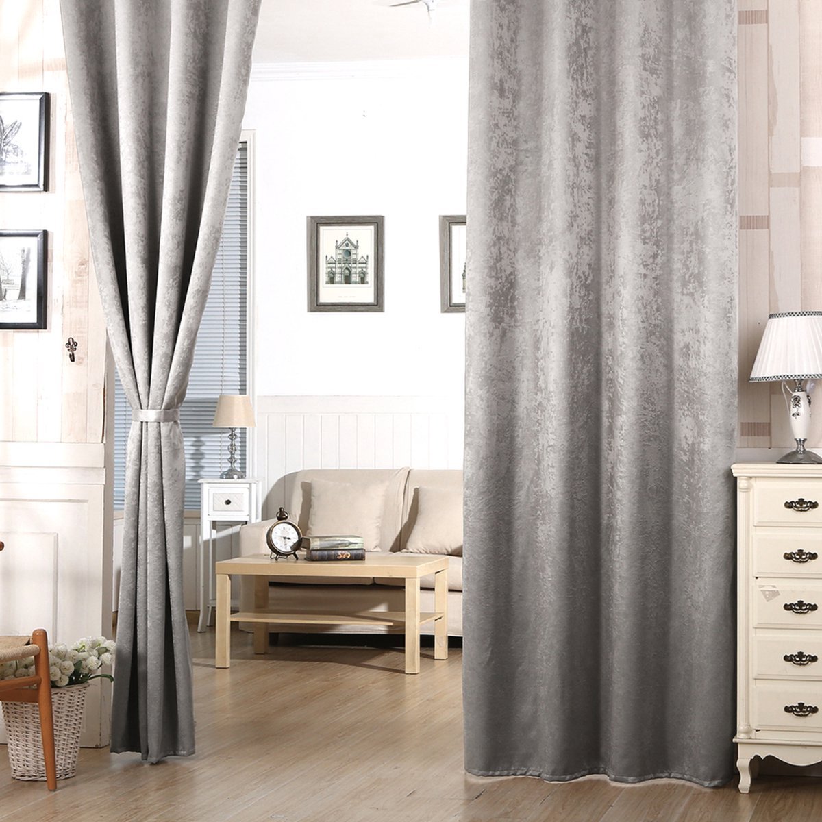 Gordijnenset 135x175cm - Verduisterend en Isolerend, Fluweel en 2 stuks - Voor Woonkamer, Slaapkamer en Privacy