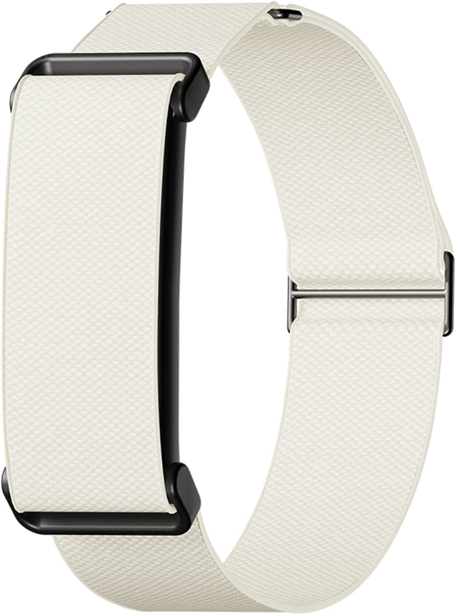 Stravo Elastisch Nylon Bandje voor de Bovenarm – Geschikt voor Fitbit Air – Met Verstelbare Schuifgesp – Traploos Verstelbaar – Ademende Sportarmband – Starlight