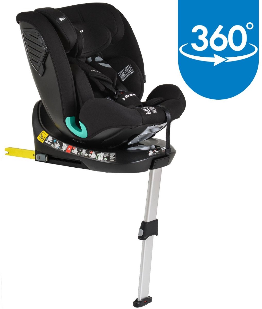 Cangaroo i-Protect Anthracite Black 40-150 cm 360° i-Size Autostoel