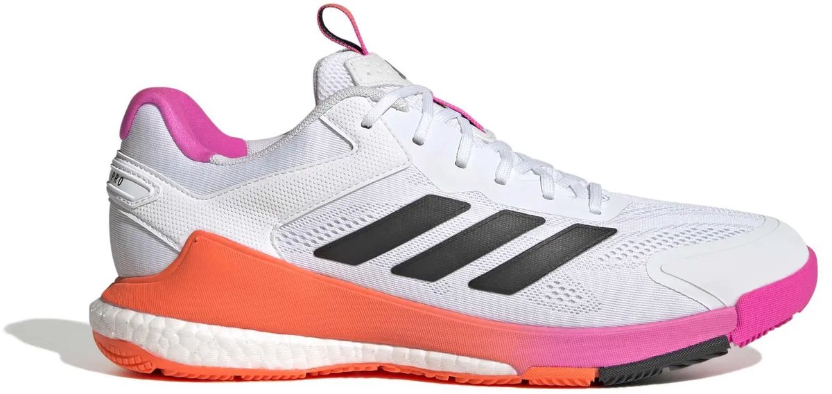 Indoorschoenen voor dames adidas Netcourt Elite Ftwwht/carbon/lucpnk