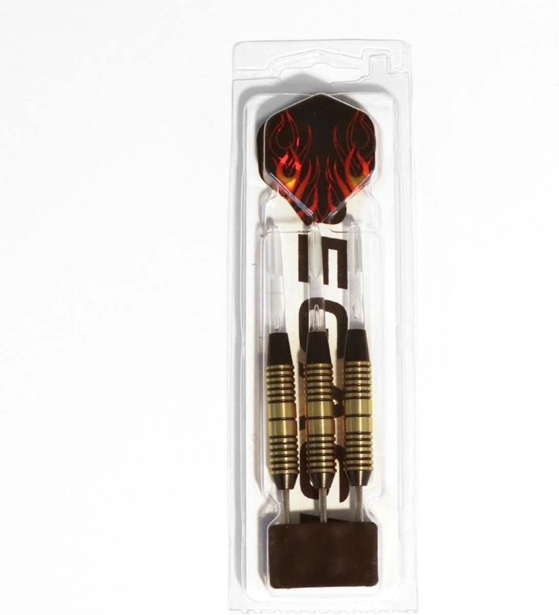 Steeltip Dartpijlen - Dartpijlen Set - Darten Oefenen - Messing Barrel - 25 gram - Veelkleurig
