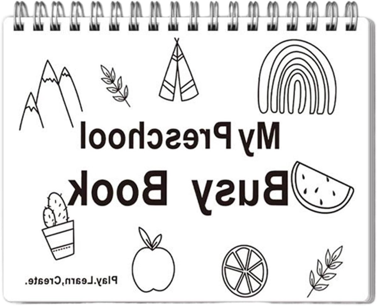 Leerboek Kinderen - Activiteitenboek Peuteren - Vroeg Leren - Veilig Ontwerp - 25x20x1 cm - Multicolor