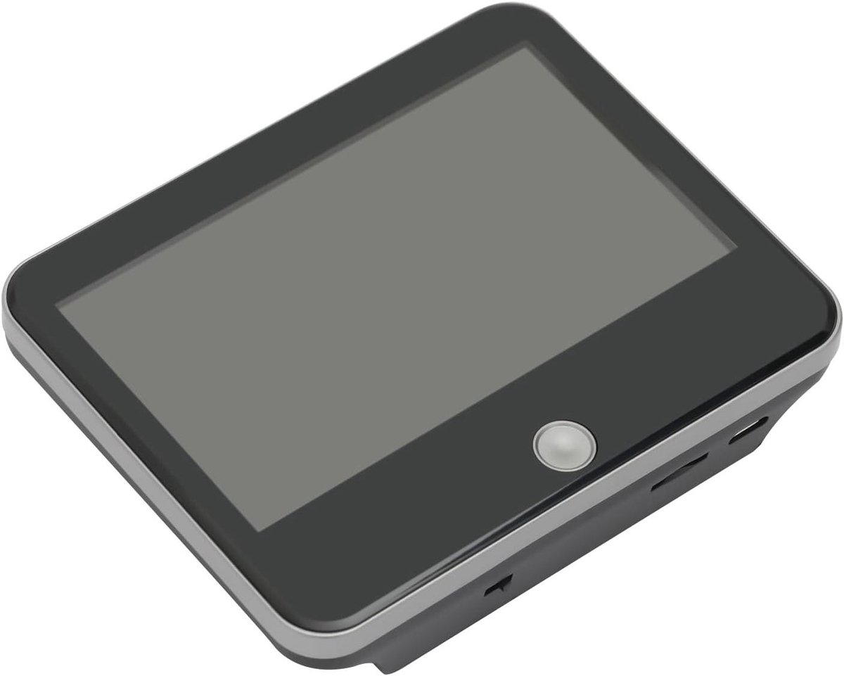 Visuele Deurbel - Videodeurbel Deurcamera - Huisbeveiliging - 140 Graden Groothoek - 43 inch Display - Zilver