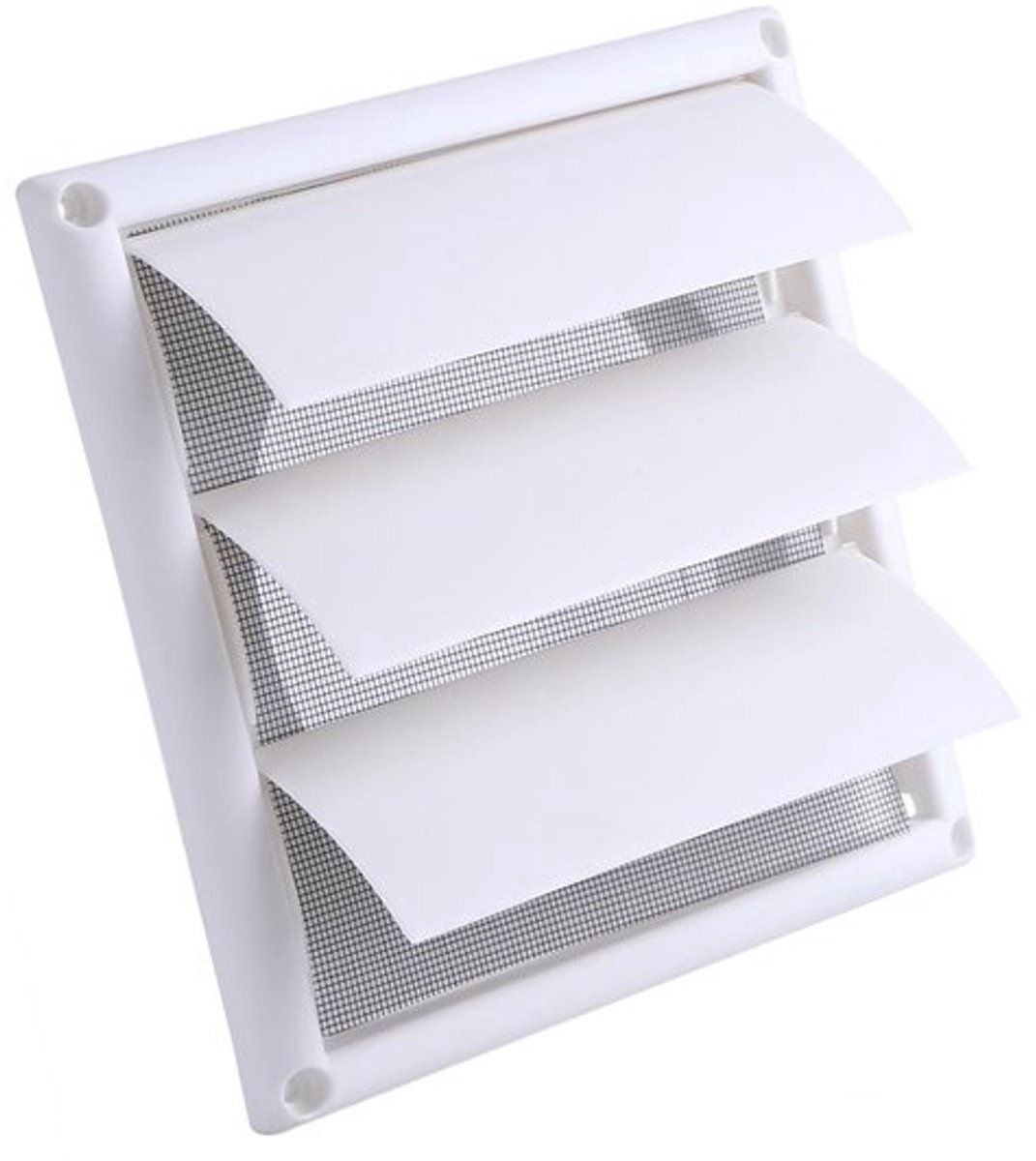 Ventilatierooster - Wandventilatie - Insectenhor - 20x20cm - Luchtventilatierooster - Ideaal voor luchtcirculatie - Geschikt voor plafond...