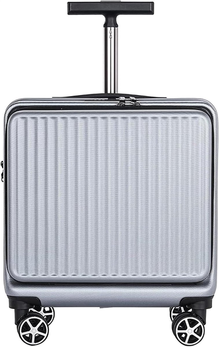 Reis Koffer - Handbagage Koffer - Zakelijke Reizen - Combinatieslot - 18 inch - Zwart