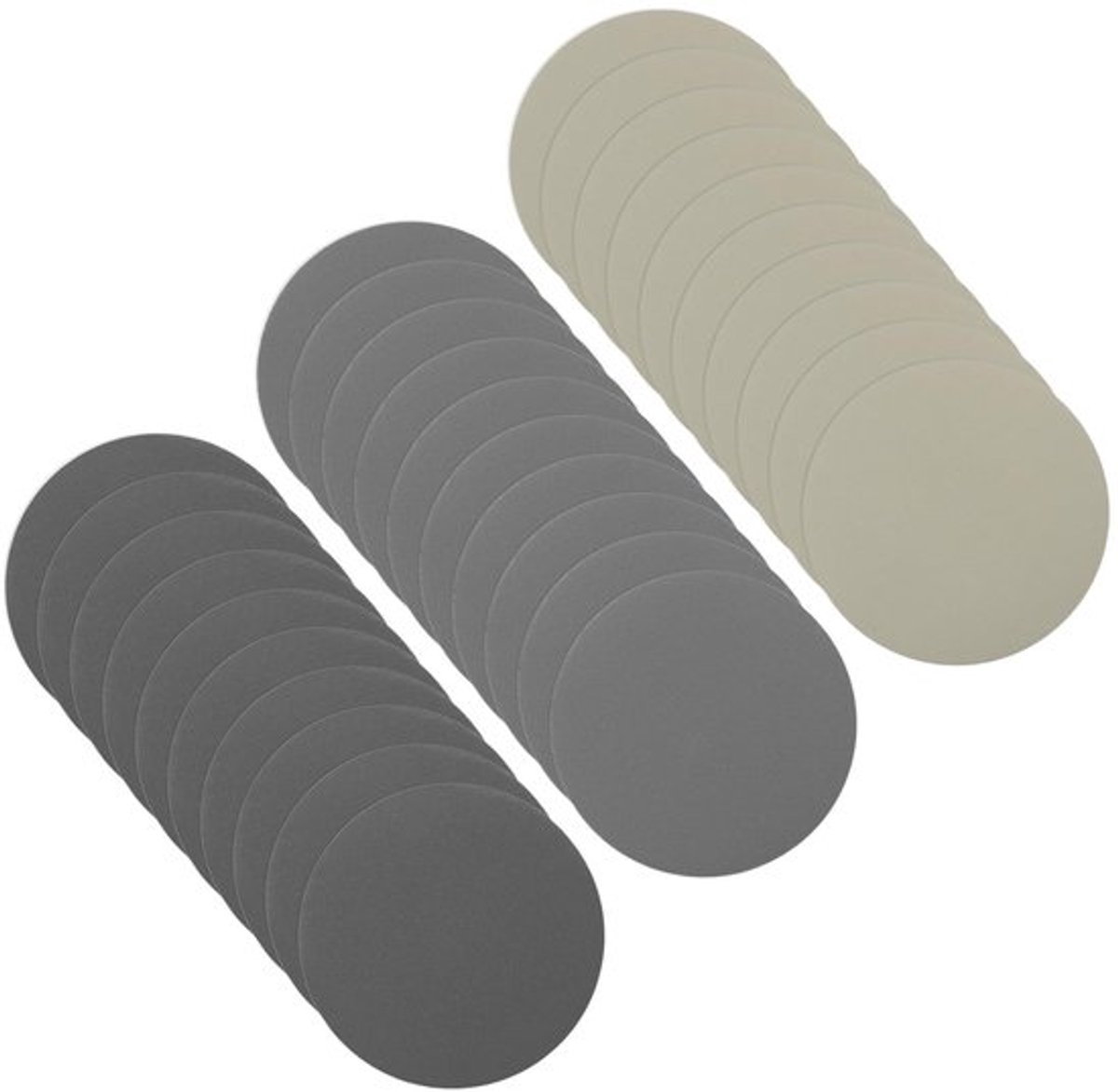 Slijpschijf Haak Ring Diameter 7 cm 1200/2000/3000 Korrel Zonder Gat Nat Droog Glaspapier Siliciumcarbide - (Toepassingen: Polijsten Hout Metaal) 30 stuks