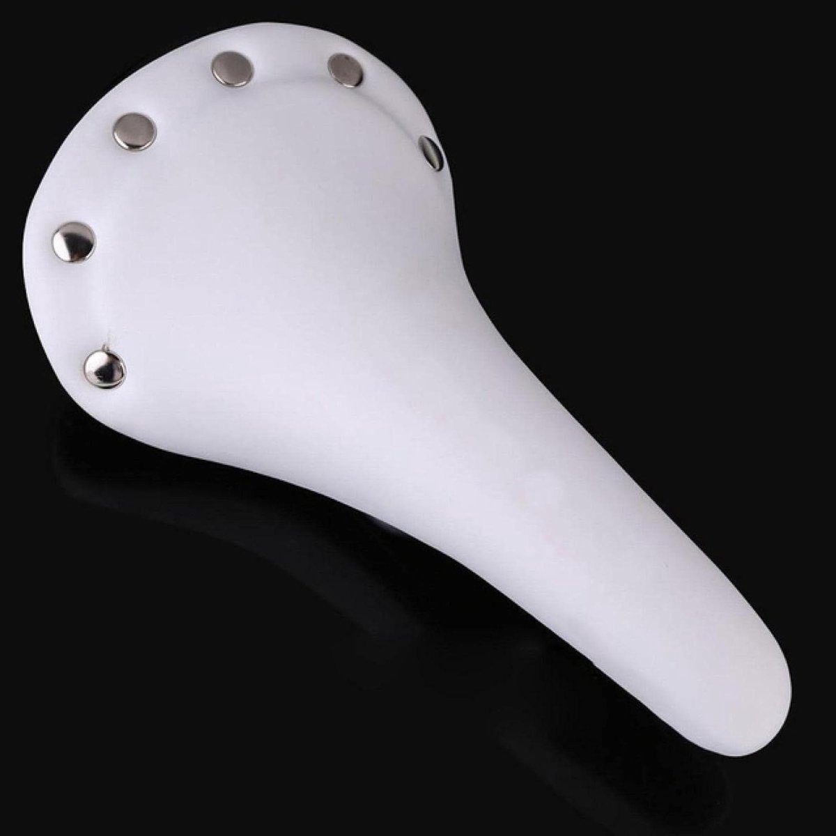 Fiets Zadel - MTB Zadel - Comfortabel Fietsen - Anatomisch 3D-ontwerp - 8 mm Schuim - Wit