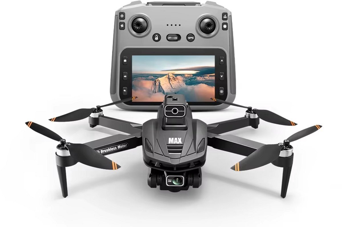 V168 Drone - Pro Max - 8K - 5G - Gps - Professionele - Hd Luchtfotografie - Dual-Camera - 2x 25 minuten vliegtijd - 1 KM bereik - 5GHz Wifi FPV -1 click return- GPS - 8K camera's - 2 batterijen - Zonder Vliegbewijs - Controller Met Groot Scherm