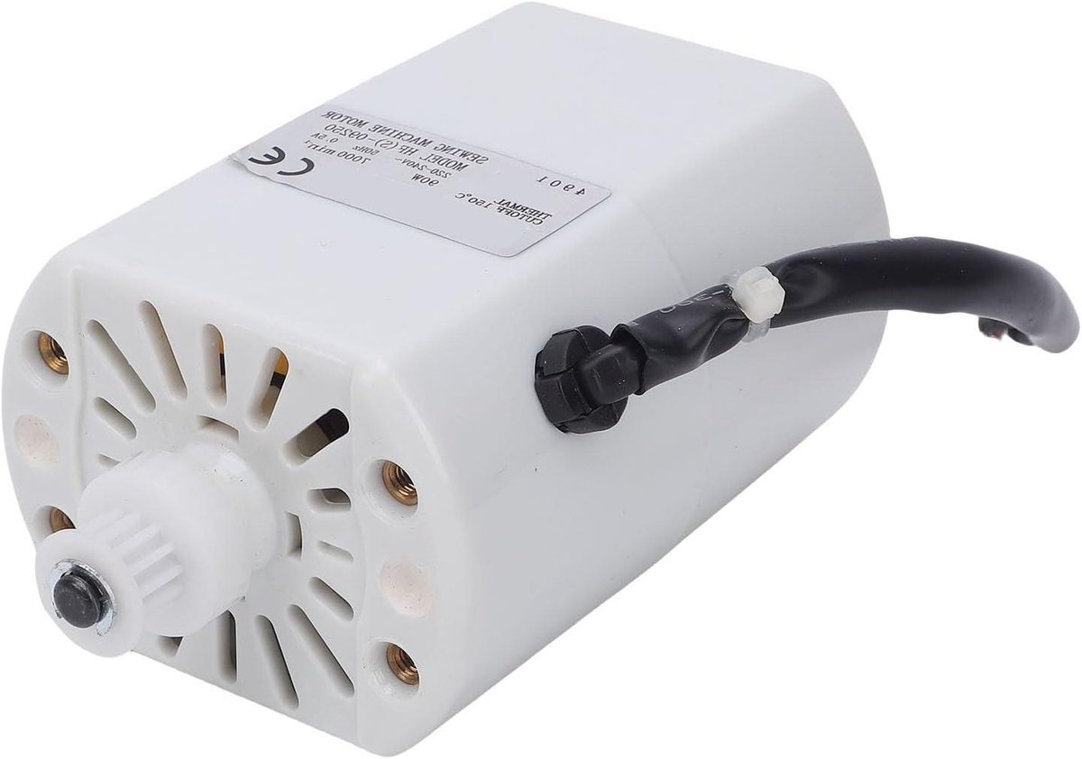 Naaimachine Motor - Elektrische Motor - Kleding Maken - Krachtige 90W Output - 5500 RPM - Wit