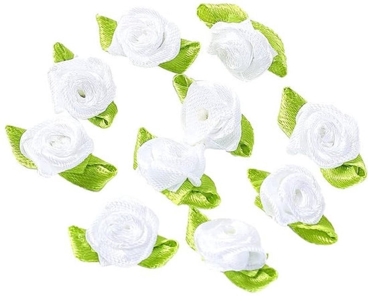 Kunstbloemen 200 Stuks - Mini Rozen - Bloemkoppen - Knutselaccessoires - Bruiloftdecoratie - Vervagen Niet