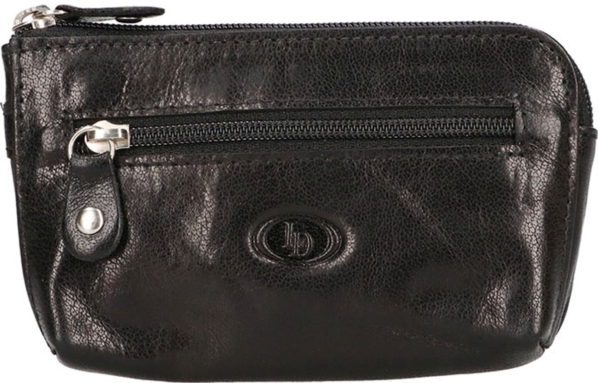 Leather Design Leren Sleuteletui Keypouch Zwart