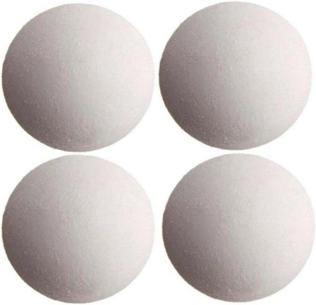 Tafelvoetbal Ballen - Foosball Ballen - Spel Spelen - Hoge Kwaliteit ABS Plastic - 36mm - Wit
