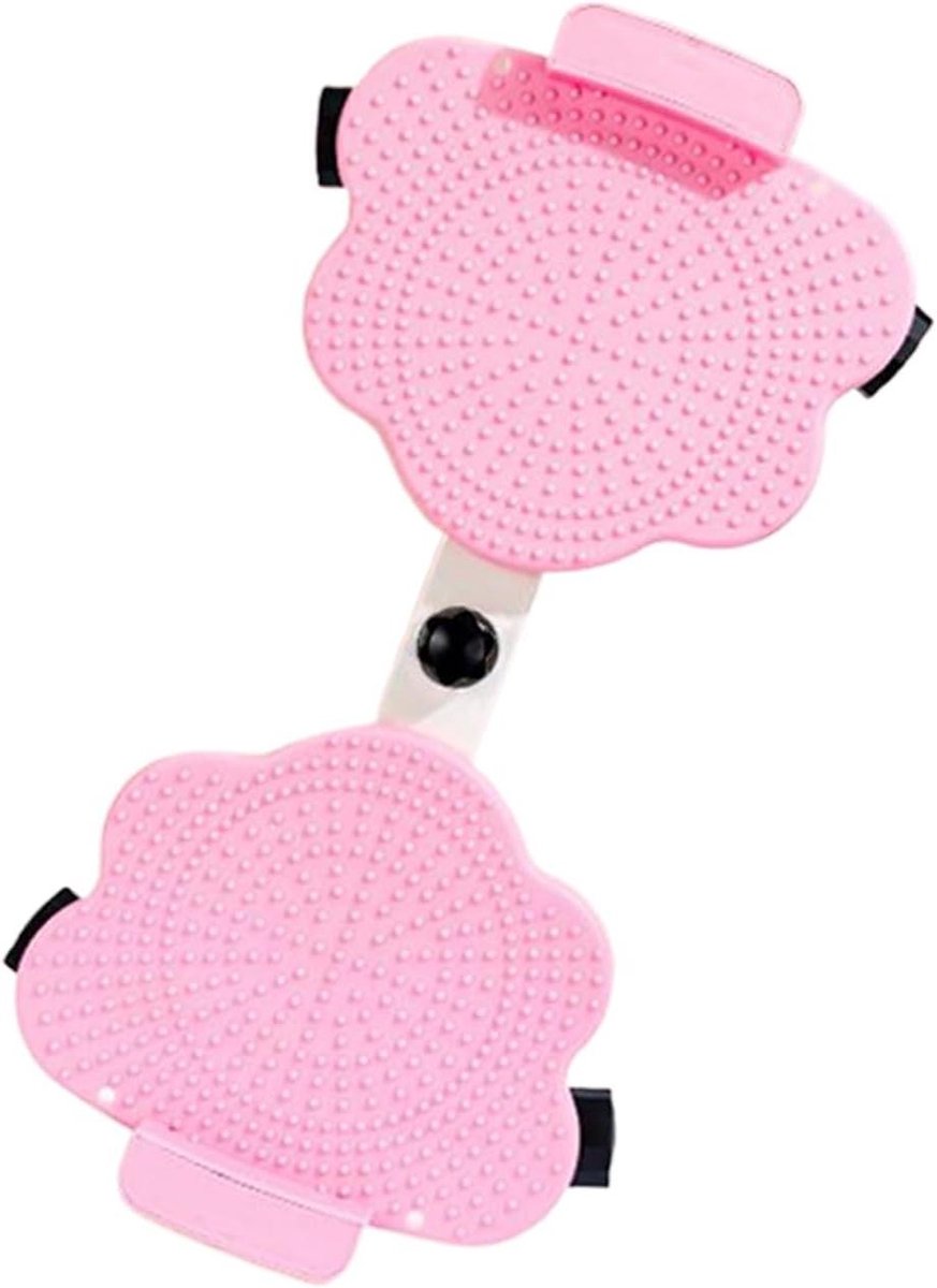 Taille Twister Machine - Taille Twistbord - Core Training - Dubbele Pedalen - 63.3 x 41.2 x 15.1 cm - Roze