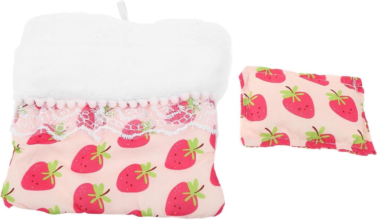Poppen Slaapzak - Miniatuur Beddengoed - Poppenhuis Decoratie - Zachte Pluche Stof - 14.5 x 14.5 cm - Multi