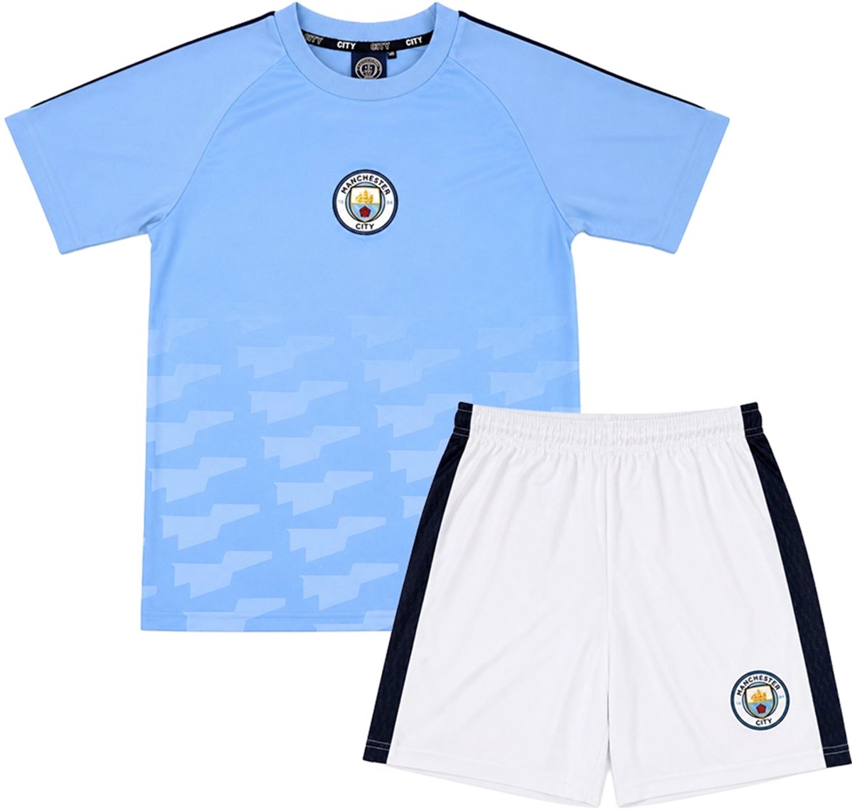Haaland Manchester City Voetbaltenue Thuis - 2026-2027 - Voetbal Tenue Kinderen - Shirt en Broekje - Jongens en Meisjes -- Maat 116