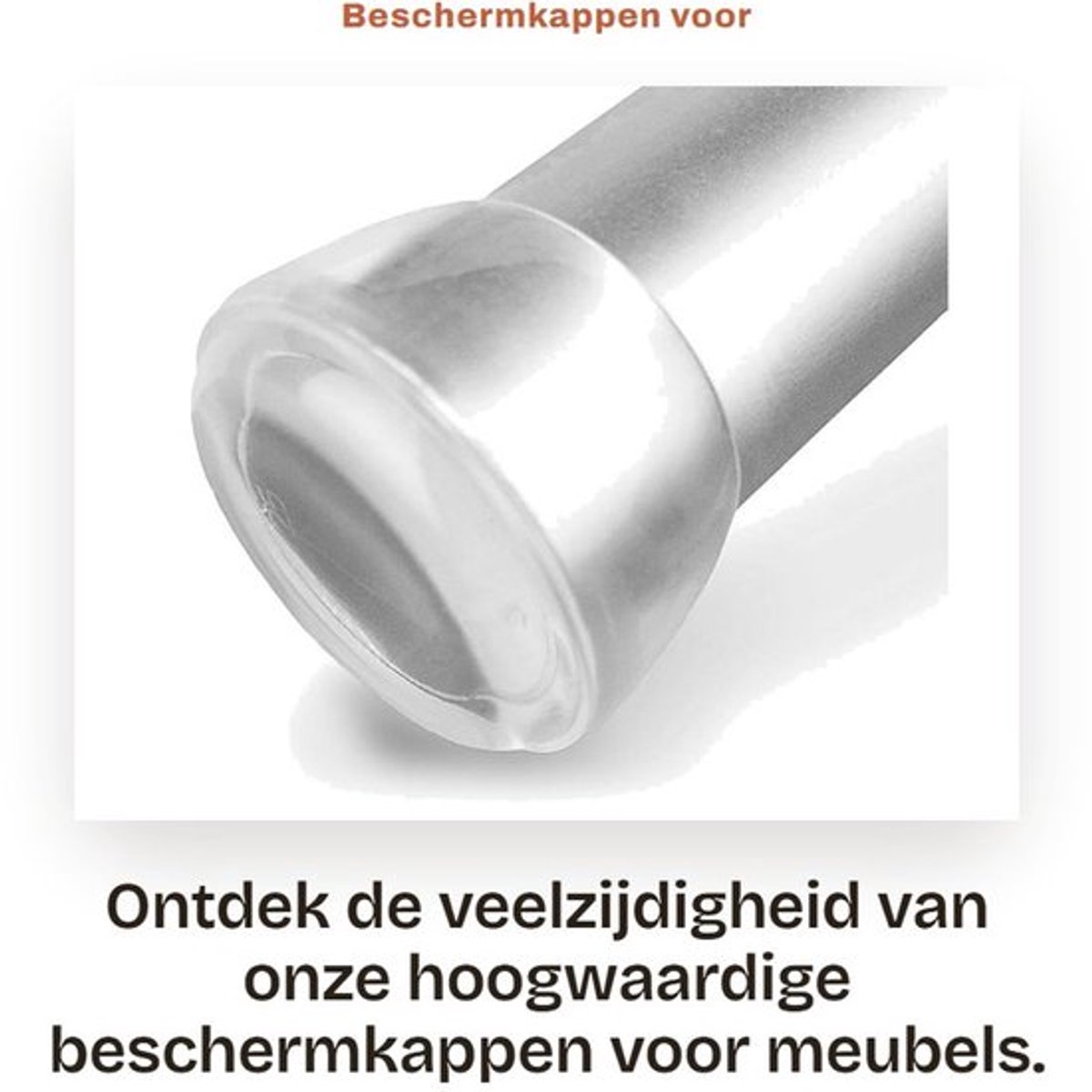 Beschermkappen Hoogwaardige Transparante Kunststof - 12 mm - 16 Stuks - Meubelbescherming - Vervanging voor Rubber Kappen - Veelzijdig Gebruik - Meubelbeschermers