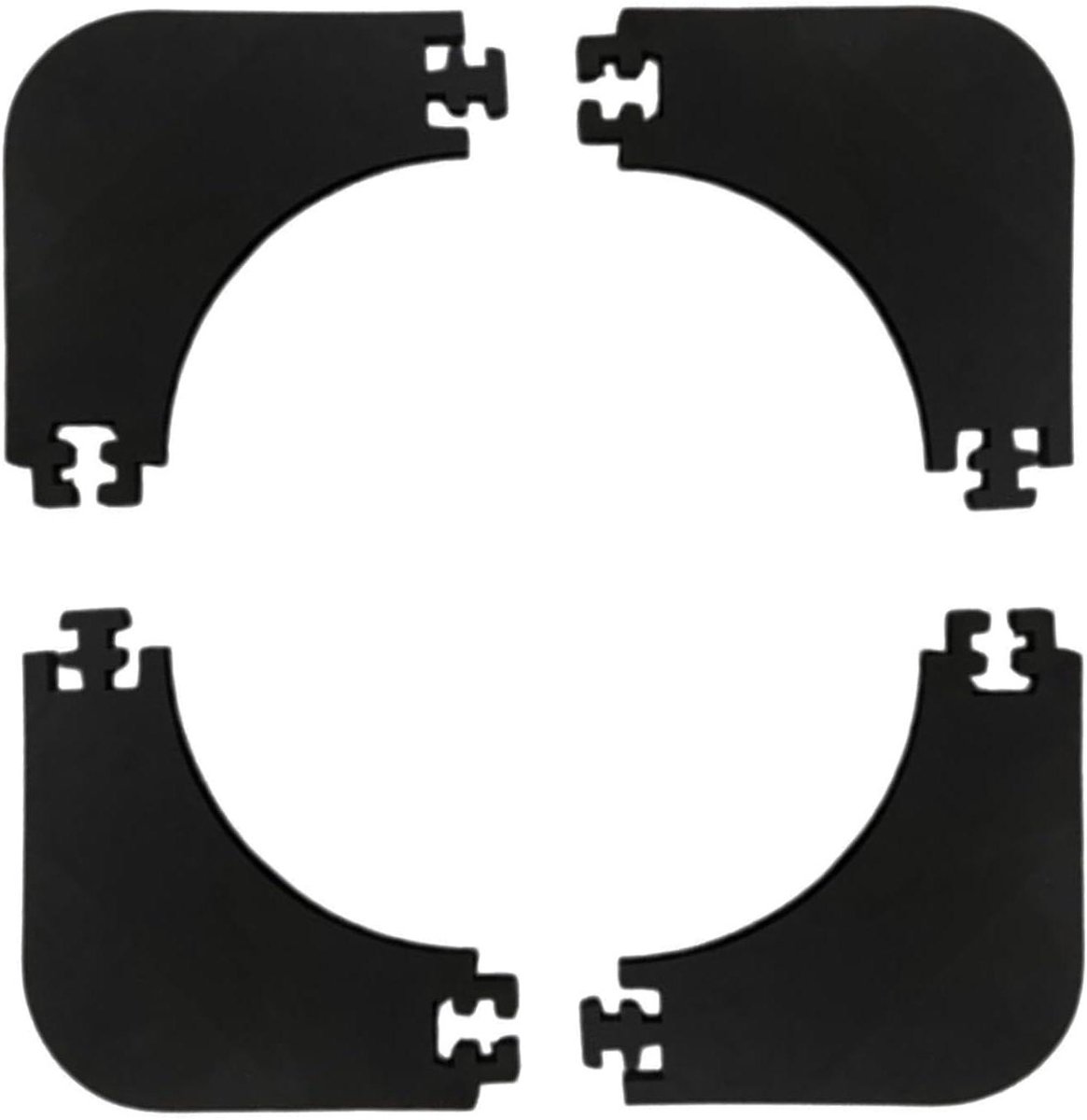 Dartbord Ring - Muur Bescherming - Schade Voorkomen - Geluidsdempend Materiaal - 45 cm - Zwart