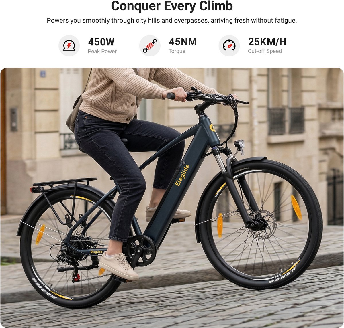 Eleglide‑T1‑Elektrische‑Fiets‑Zwart‑27,5‑inch‑250W‑468Wh‑Afneembare‑Accu‑Shimano‑7‑versnellingen‑EU‑stekker thumbnail 5