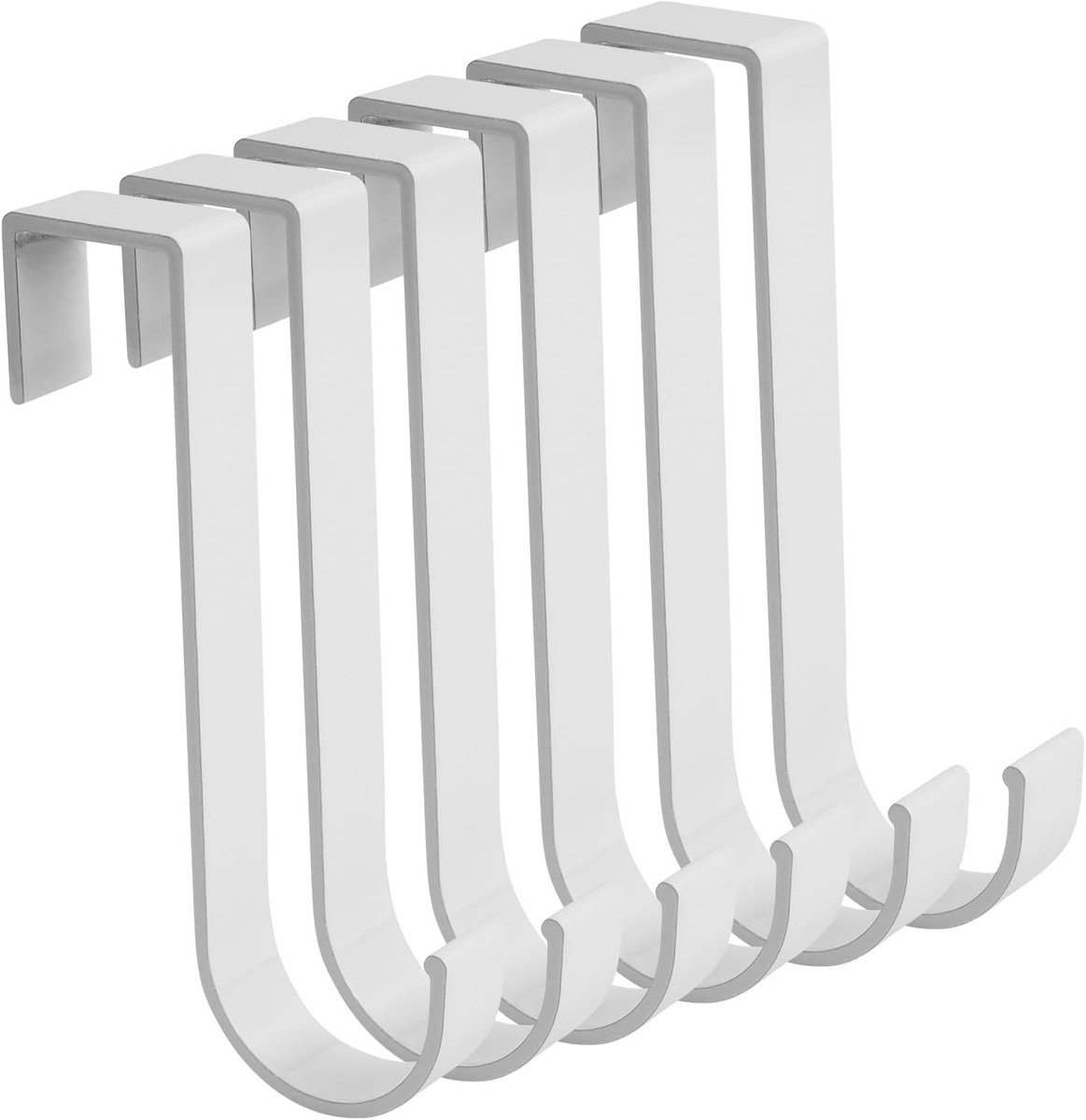 Handdoekrek voor radiator - Wit - Aluminiumlegering - Universele radiatorhaken voor handdoeken