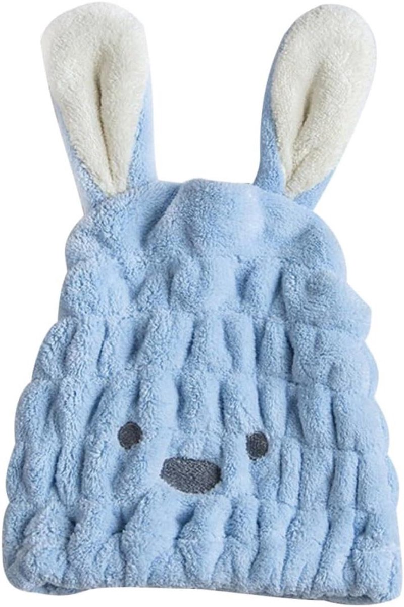 Haardroogkap - Sneldrogend - Haar Drogen - Zeer Absorberend - 25x30x2cm - Blauw en Roze