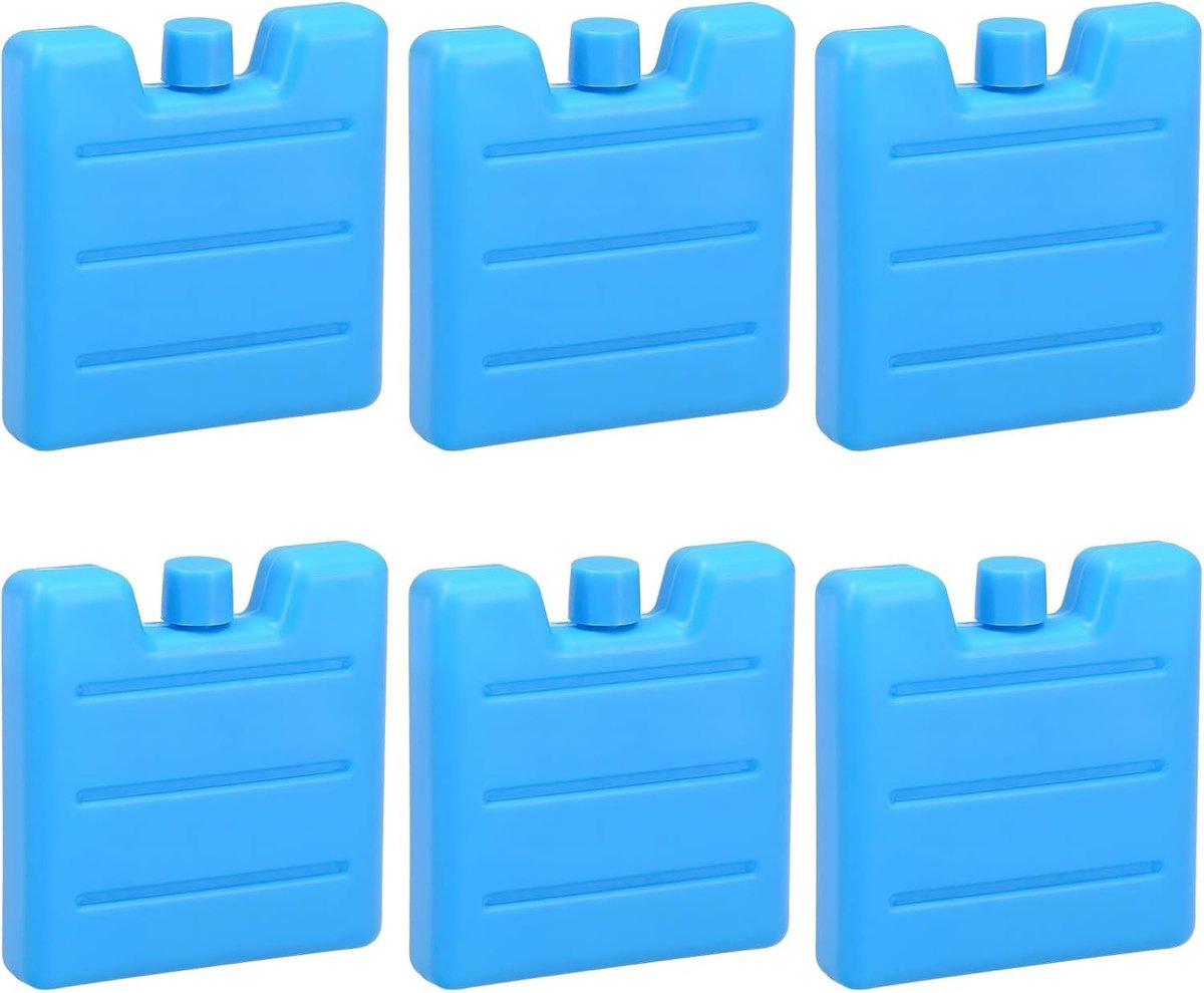 Koelelementen - Blauw - 200 ml - Duurzaam Kunststof Koelpakket - Voor Koeltassen en Outdoor Activiteiten