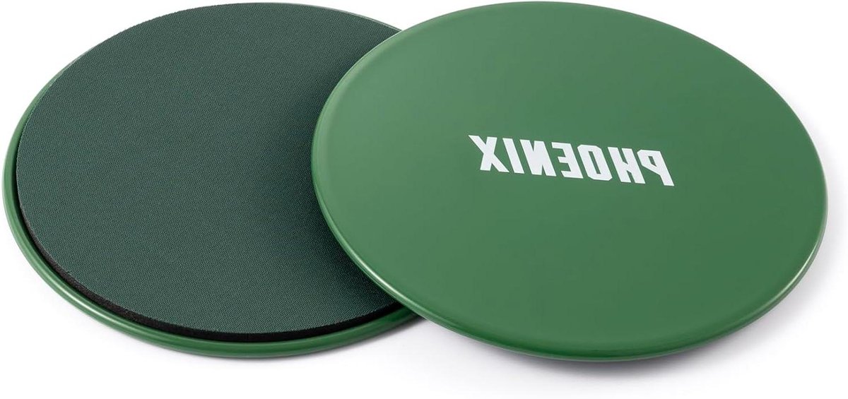 Sliding Discs - Core Trainers - Full Body Workout - Dubbelzijdig Gebruik - 17.5 x 17.5 x 1 cm
