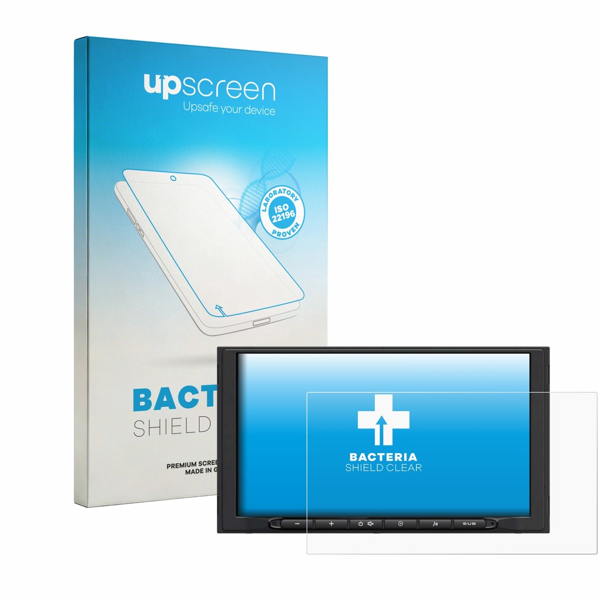 upscreen - Screenprotector voor JBL Legend 700 - Folie Beschermfolie transparant antibacterieel