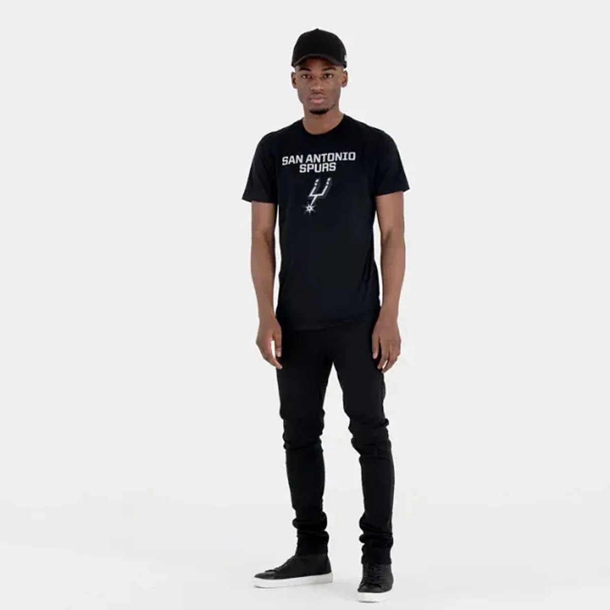 T-shirt San Antonio Spurs NBA Zwart