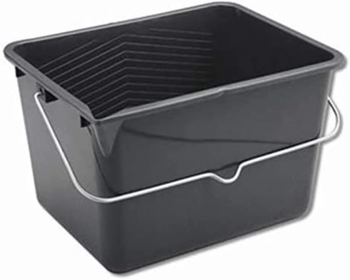 Compostemmer 5 liter - Grijs - 8,5 liter verfemmer - Kunststof - Voor binnengebruik