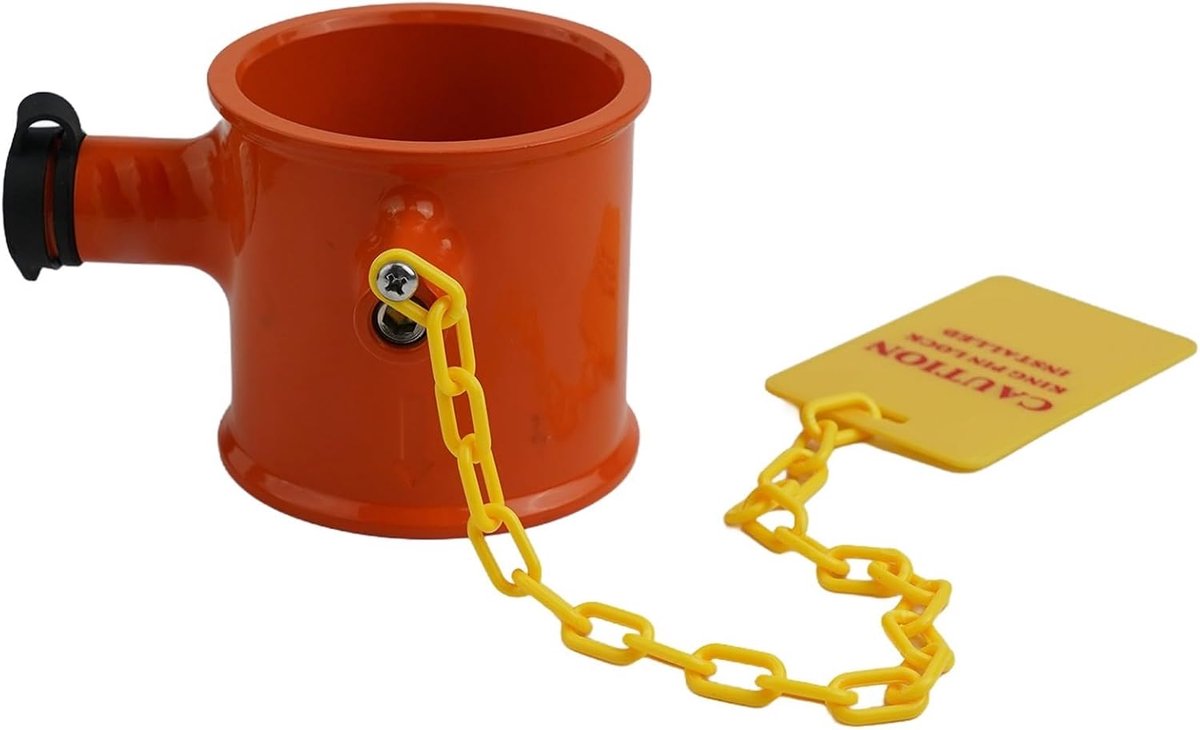 King Pin Lock - Aanhanger Slot - Voertuig Beveiligen - Visuele Diefstalafschrikking - 7.4 cm Binnendiameter - Oranje — cadeau in Cadeau-ideeën - foto 7