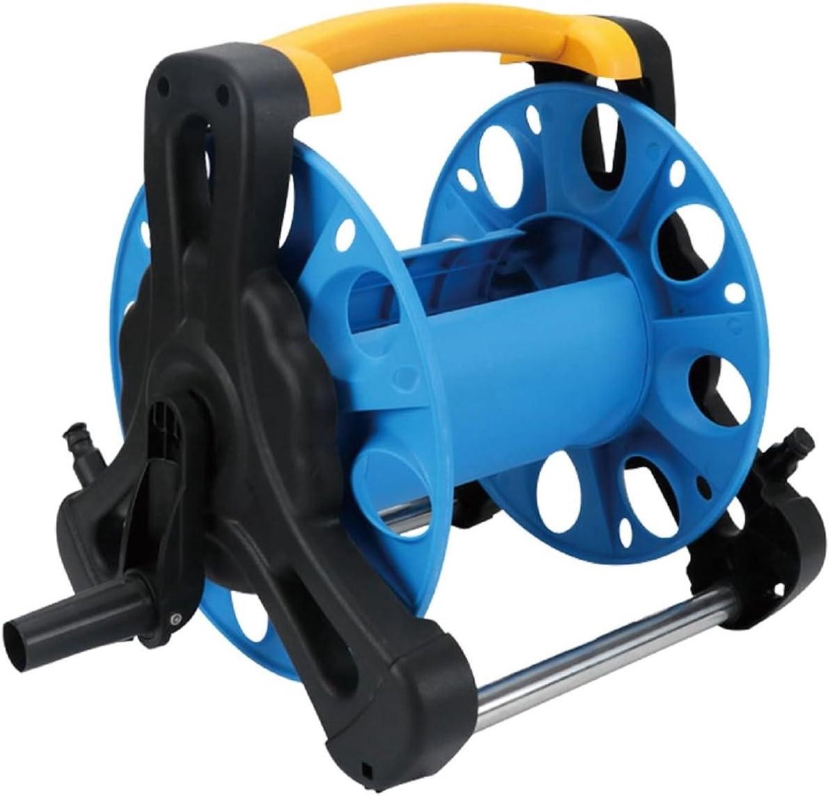 Tuinslanghouder - Slanghaspel Wagen - Tuin Bewateren - Ergonomische Slanggeleider - 32x317x325cm - Blauw