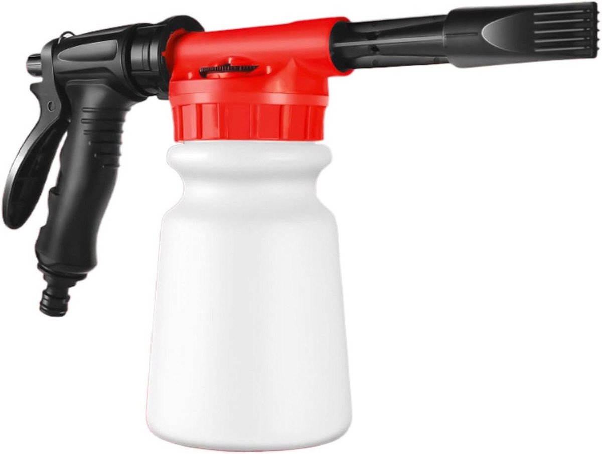 Schuimkanon - Schuimspuit Hogedrukschuimer - Auto reinigen - 1L Capaciteit - 23 cm - Wit