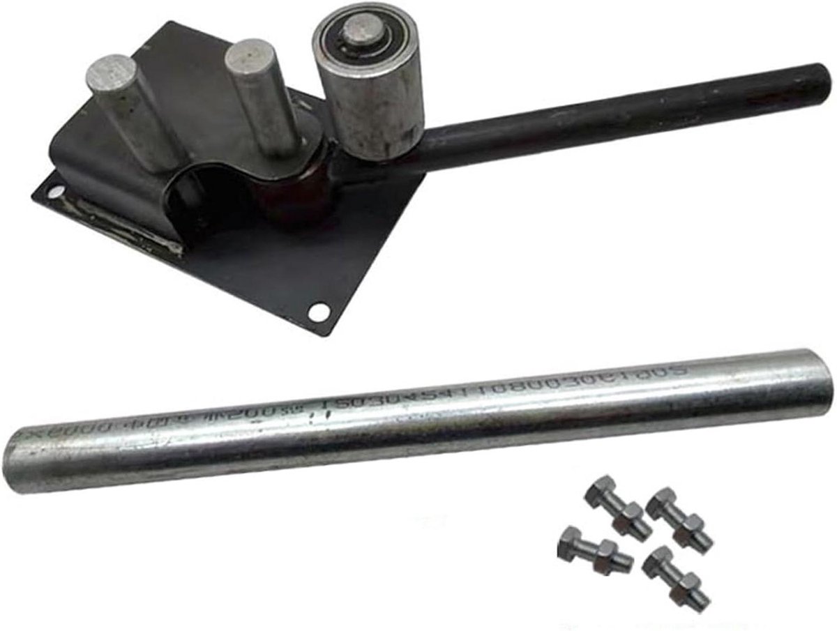 Stalen Staaf Buigmachine - Wapening Buiger - Beton Verstevigen - Robuuste Staalconstructie - 4-14mm - Zilver
