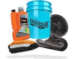 Autoreinigingsset - Wassen en Waxen - Auto Glans - Keramische Bescherming - 1660ml + Emmer - Blauw Oranje