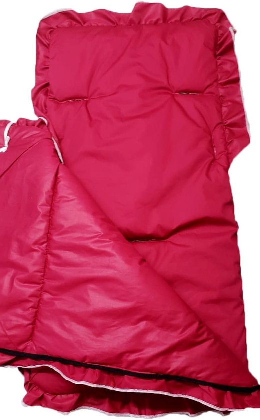 Baby Voetenzak - Kinderwagen Liner - Baby Comfort - Universele Pasvorm - 31 x 20 Inch - Rood — afbeelding 4