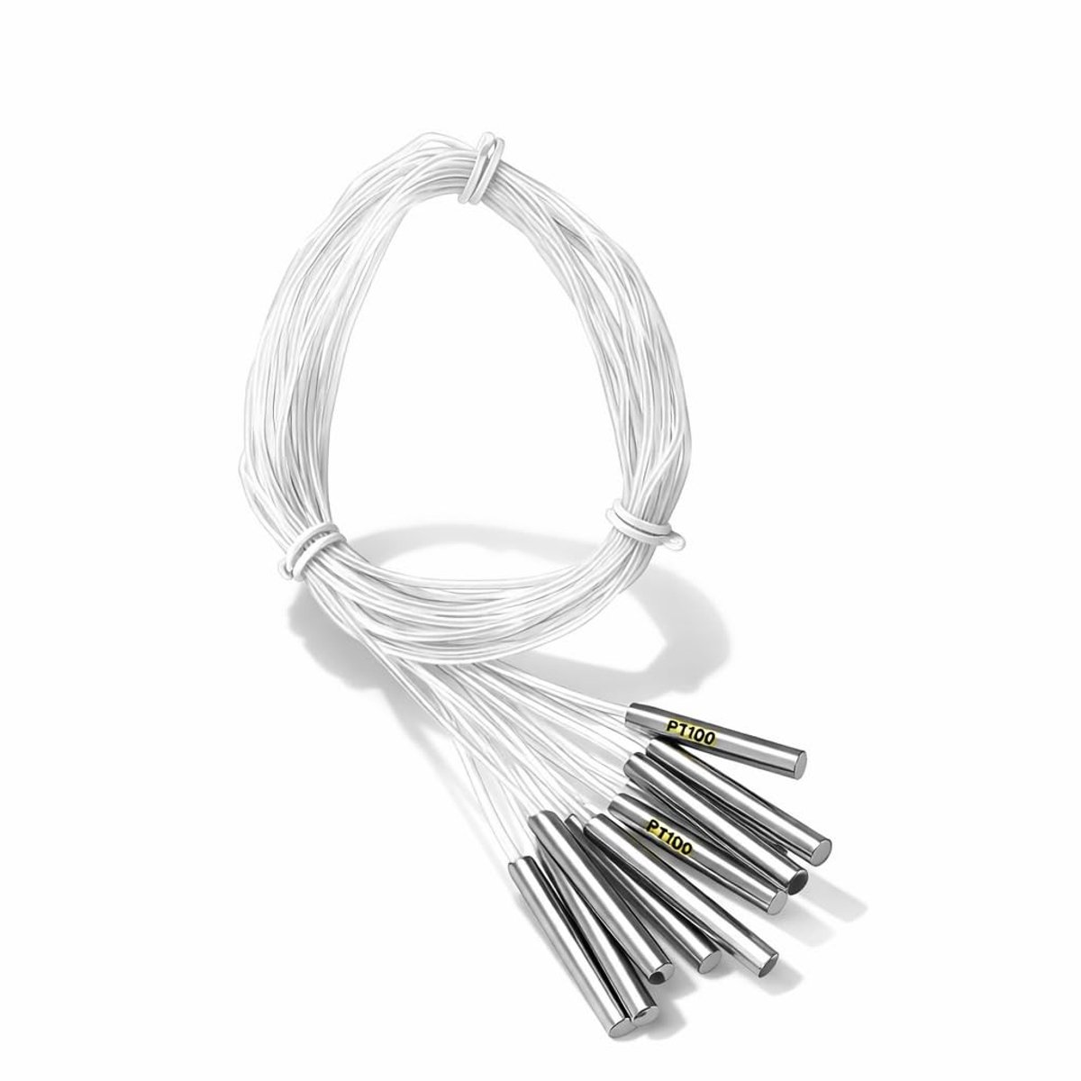 Waterdichte PT100 Temperatuursensor Probe 4 x 30 mm x 50 cm voor Temperatuurregeling en Meting