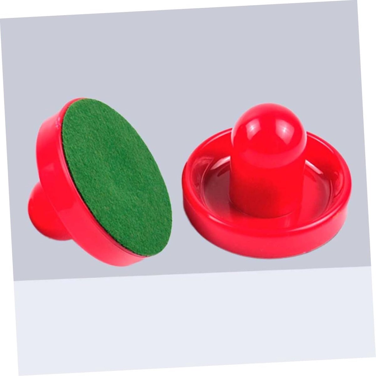 Airhockey Paddles - Paddles en Pushers - Spel Vervanging - Ergonomisch Ontwerp - 4 Stuks - Rood