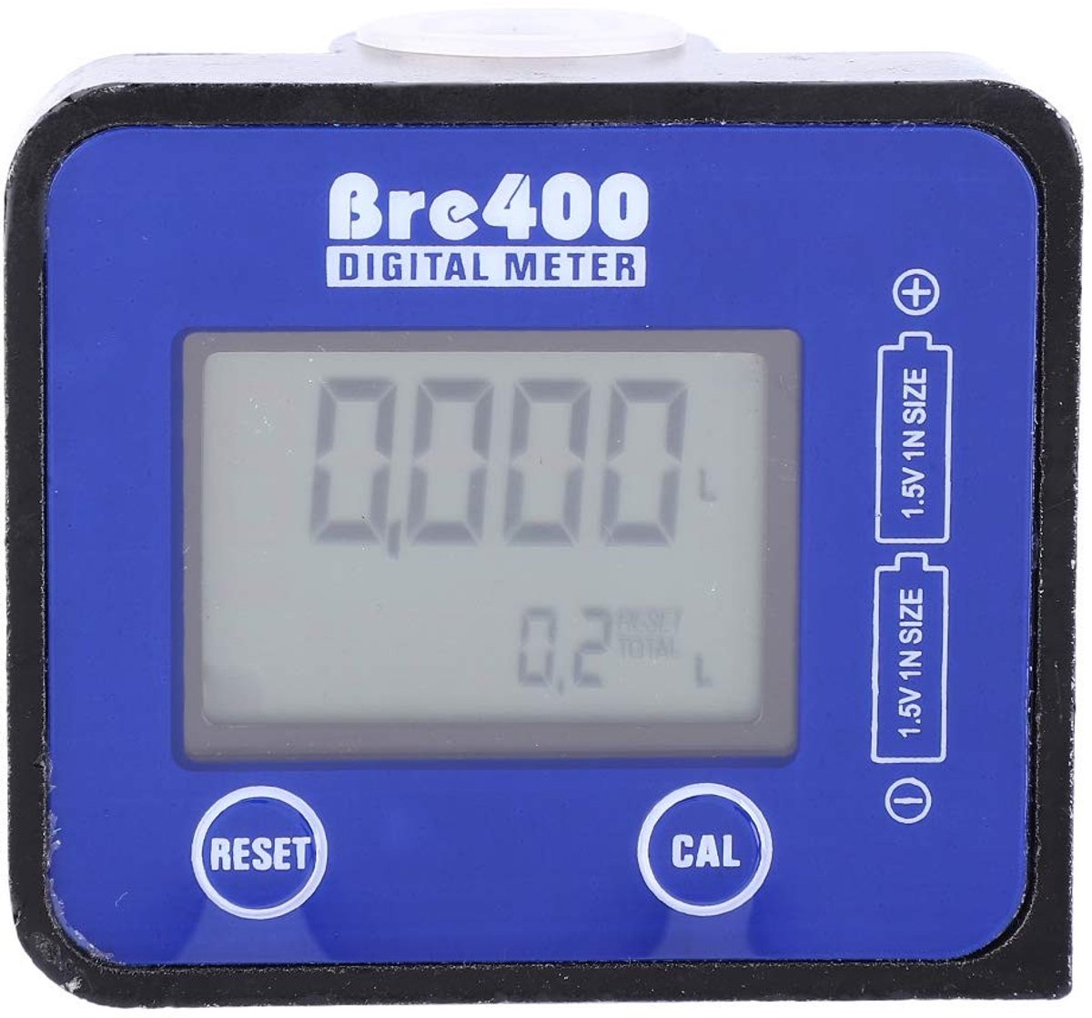 Elektronische flowmeter 1-30 l/min met LCD-display voor hoge viscositeit vloeistoffen zoals benzine en kerosine, aluminium legering, nauwkeurige metingen