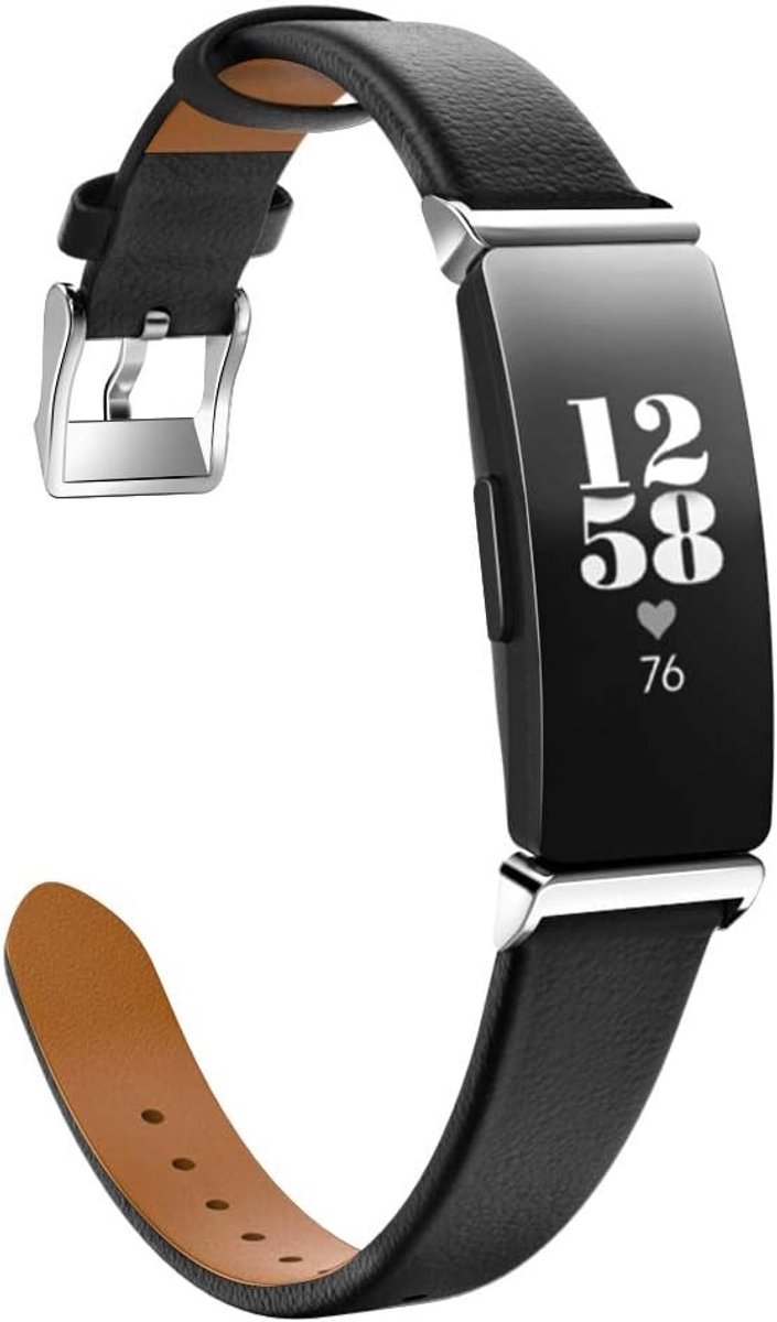 Genuine Leather Horlogeband voor Fitbit Inspire/Inspire HR, Comfortabele en Duurzame Polsband, Stijlvolle Accessoire voor Fitness Trackers