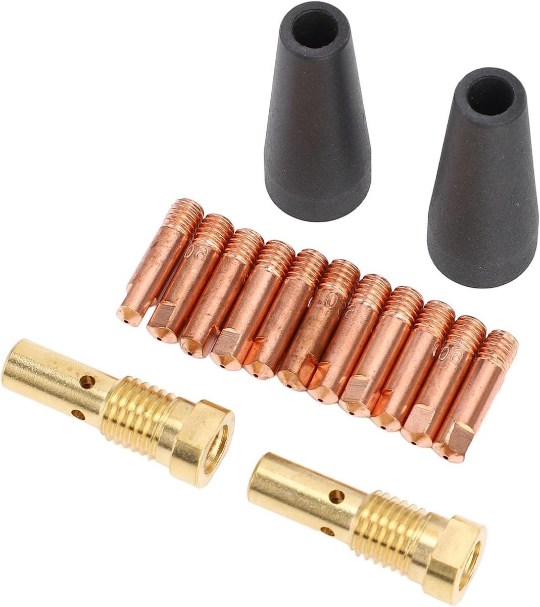 Lassen Mondstuk Tip Kit - Las Accessoires Set - Lassen Reparatie - Gasloos Flux Kern - 0.9 mm - Koper