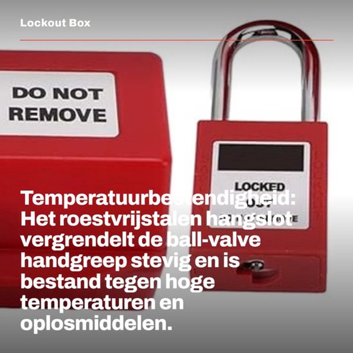 Lockout Box - Vergrendelingsapparaat voor Elektrische Stekkers - 100-220V - Inclusief 38 mm Hangslot - Veiligheid en Bescherming - Ideaal...