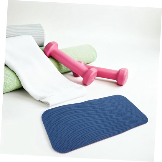 Yoga Kniekussen Mat - Kniebeschermer Fitness - Oefeningen Ondersteunen - Extra Dikke Vulling - 34 x 17 cm - Multi — afbeelding 3