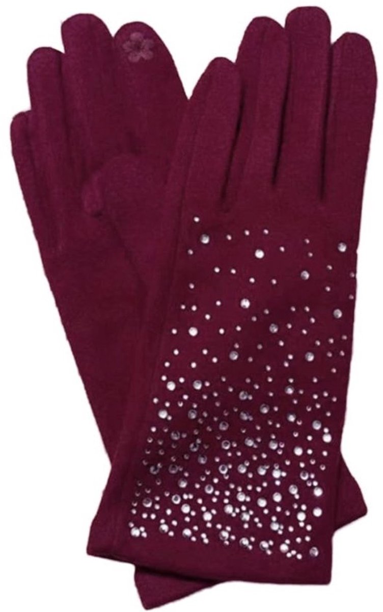 Winterhandschoenen Dames - Verdikte Warme Handschoenen - Touchscreen - Retro Handschoenen - Outdoor Thermische Handschoenen - Lengte 22,5 cm - Dameshandschoenen