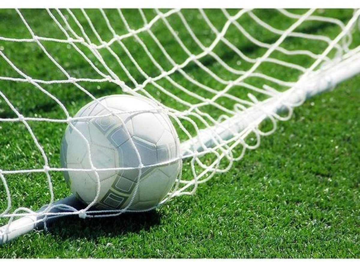 Voetbaldoelnet 20 x 10 m - Trainingsnet - Vervangingsnet - Polypropyleenvezel - Schokabsorberend - Duurzaam en stevig - Doelnet