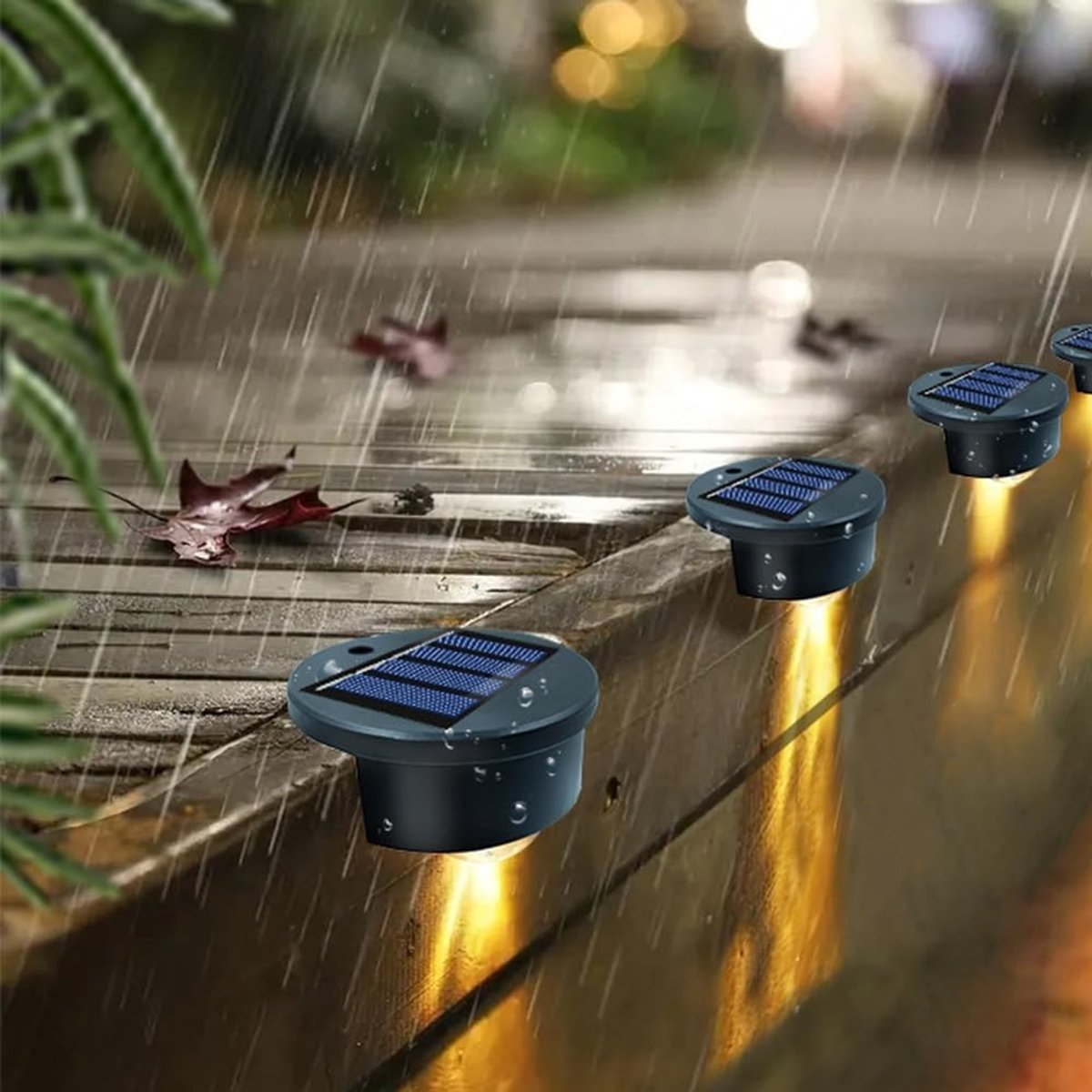 Zonnelampen voor Buiten - Mini LED - 4 Stuks - Trapverlichting