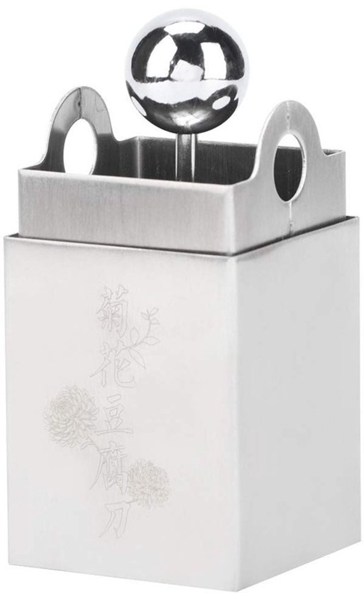 Tofu-snijder Roestvrij staal - Tofu-persvorm - Doe-het-zelf Tofu-kaasmes - Gehumaniseerd handvat - Eenvoudig in gebruik - Duurzaam en veilig - Tofu-mes