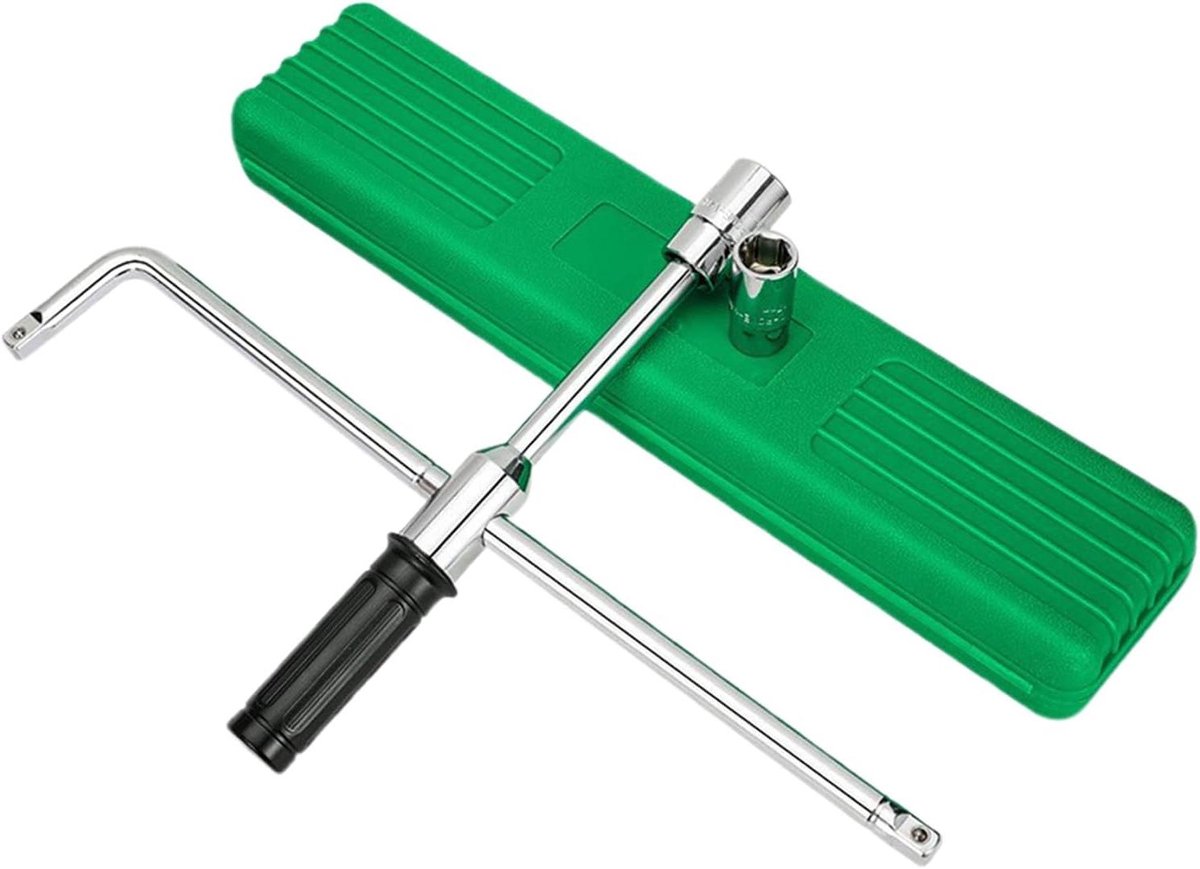Kruissleutel - Wielmoersleutel - Voertuigonderhoud - Verstelbare Lengte - 44 cm - Chroom-Vanadium Staal