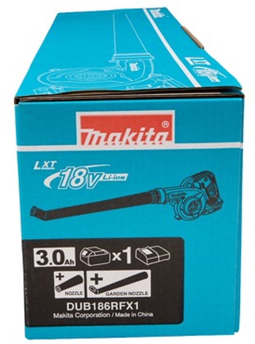 Makita DUB186RFX1 Accu blazer 18V 3.0Ah