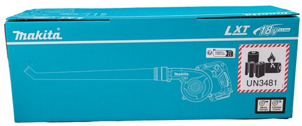 Makita DUB186RFX1 Accu blazer 18V 3.0Ah