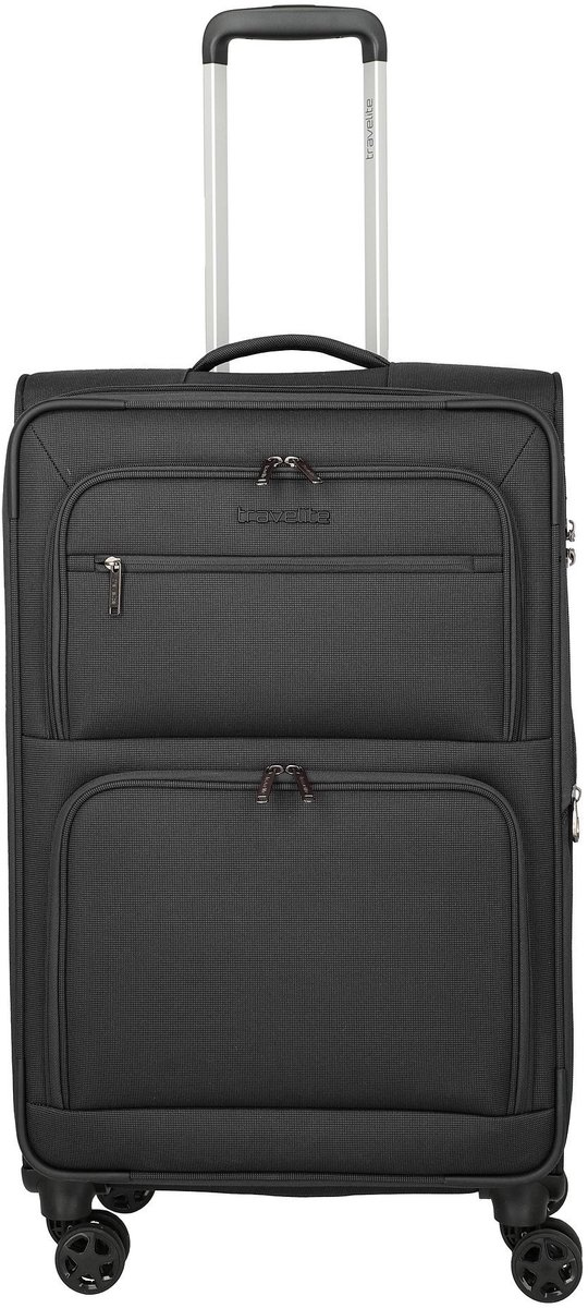 Travelite Cubis 4 wielen Trolley M 72 cm - Zachte bagage - TSA slot - anthracite